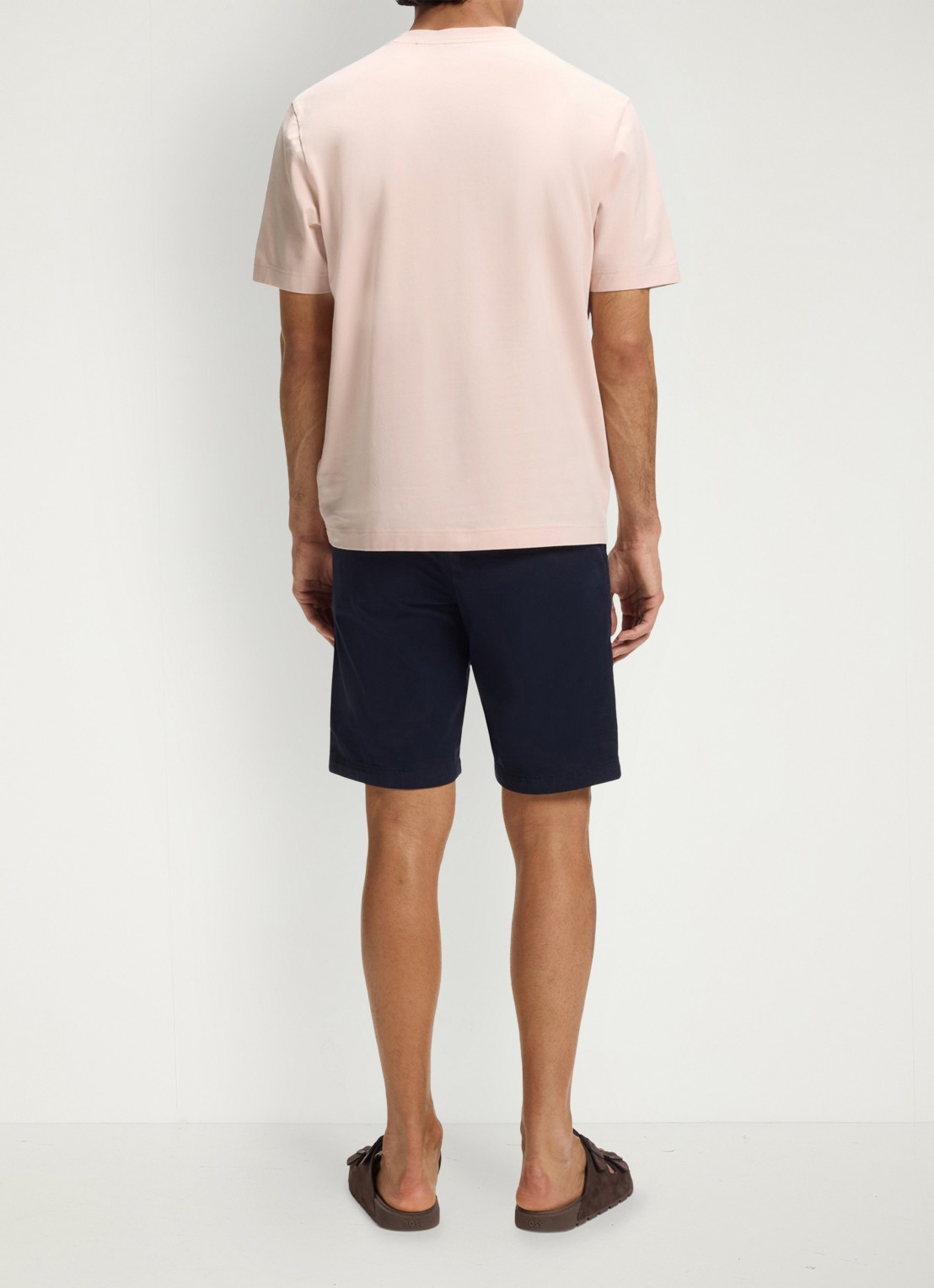 BOSS TChup T-shirt met logo - achterkant 3 open pink-690 / roze