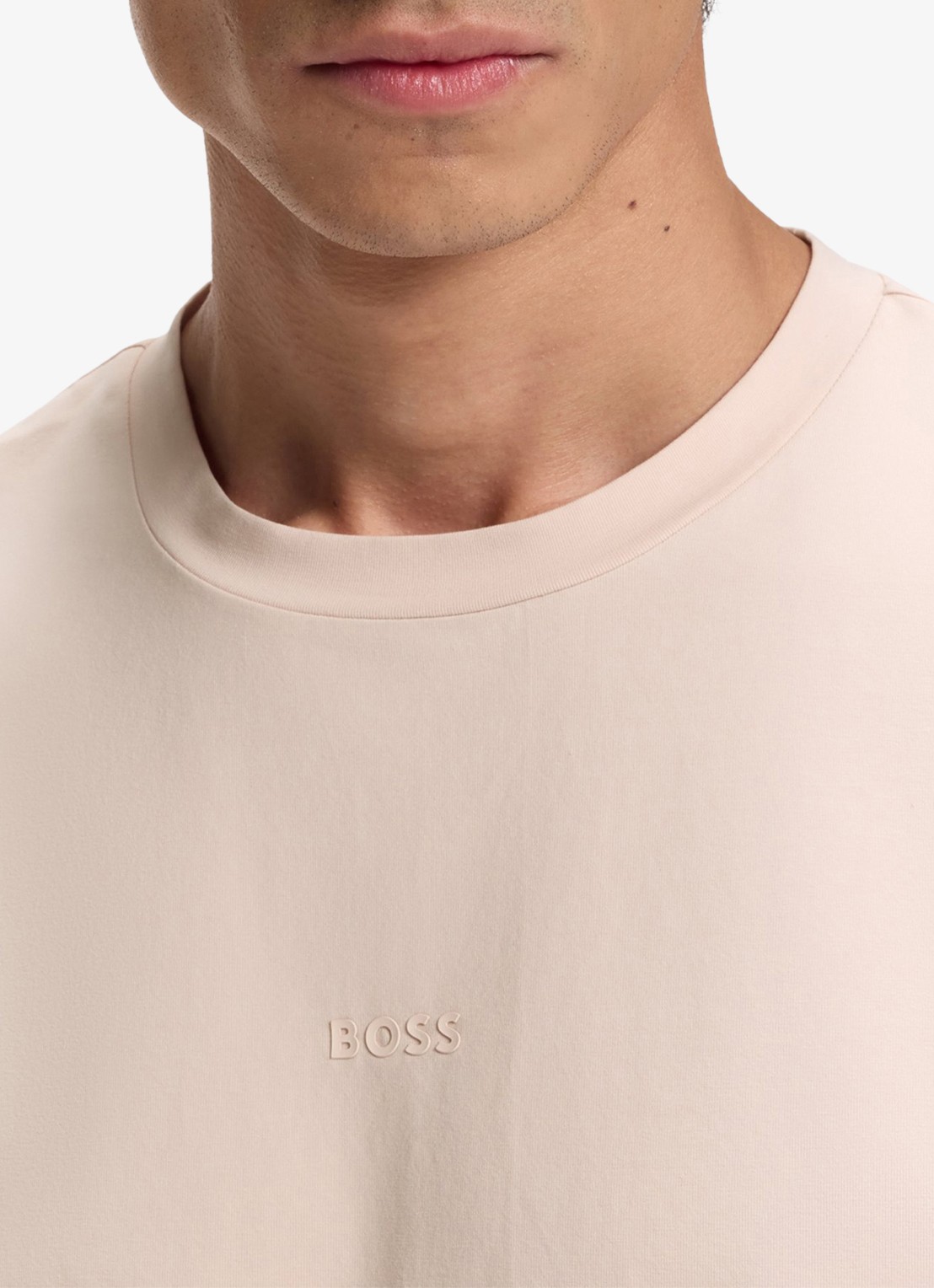 BOSS TChup T-shirt met logo - detail 2 open pink-690 / roze