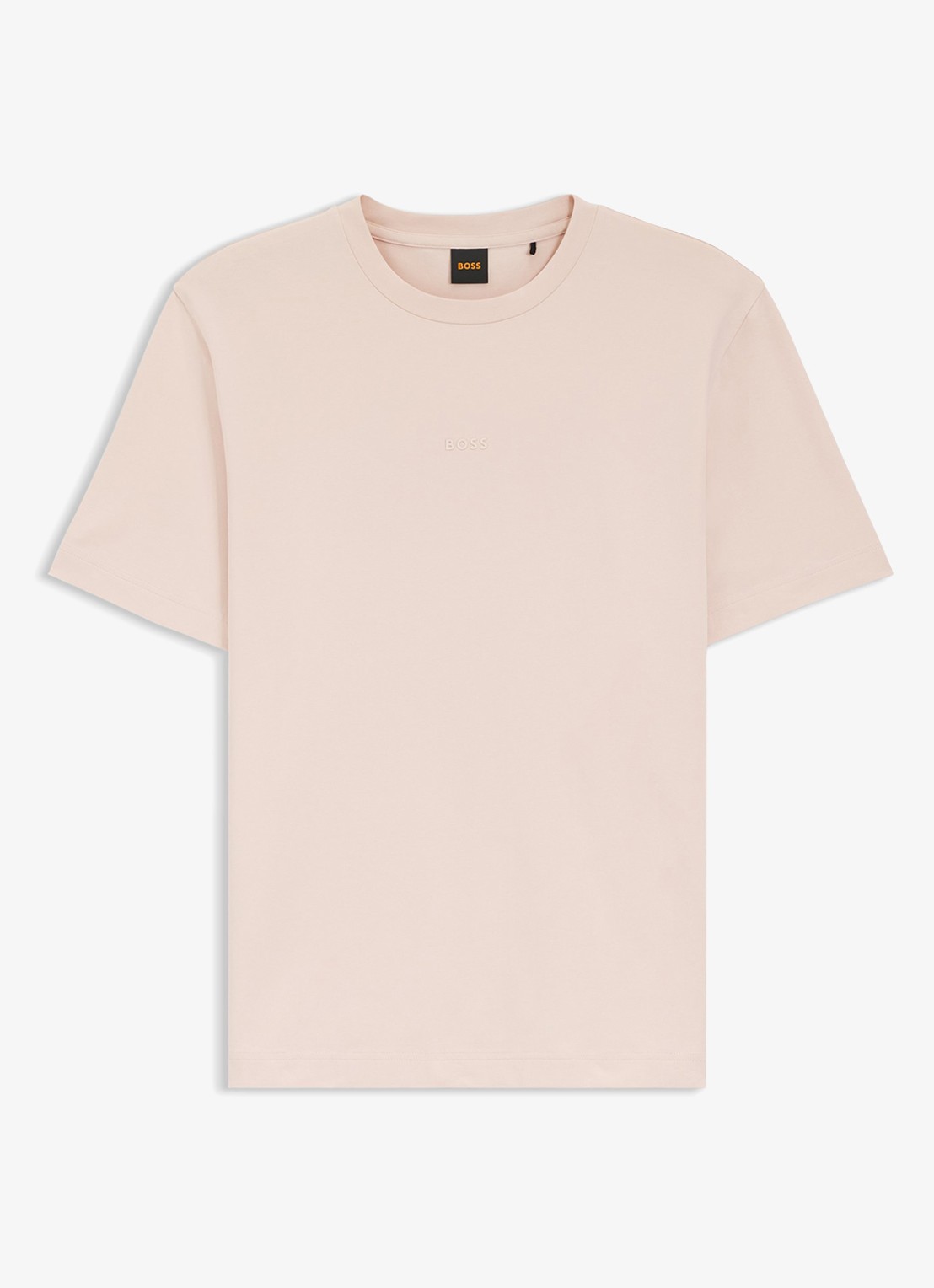 BOSS TChup T-shirt met logo - voorkant 4 open pink-690 / roze