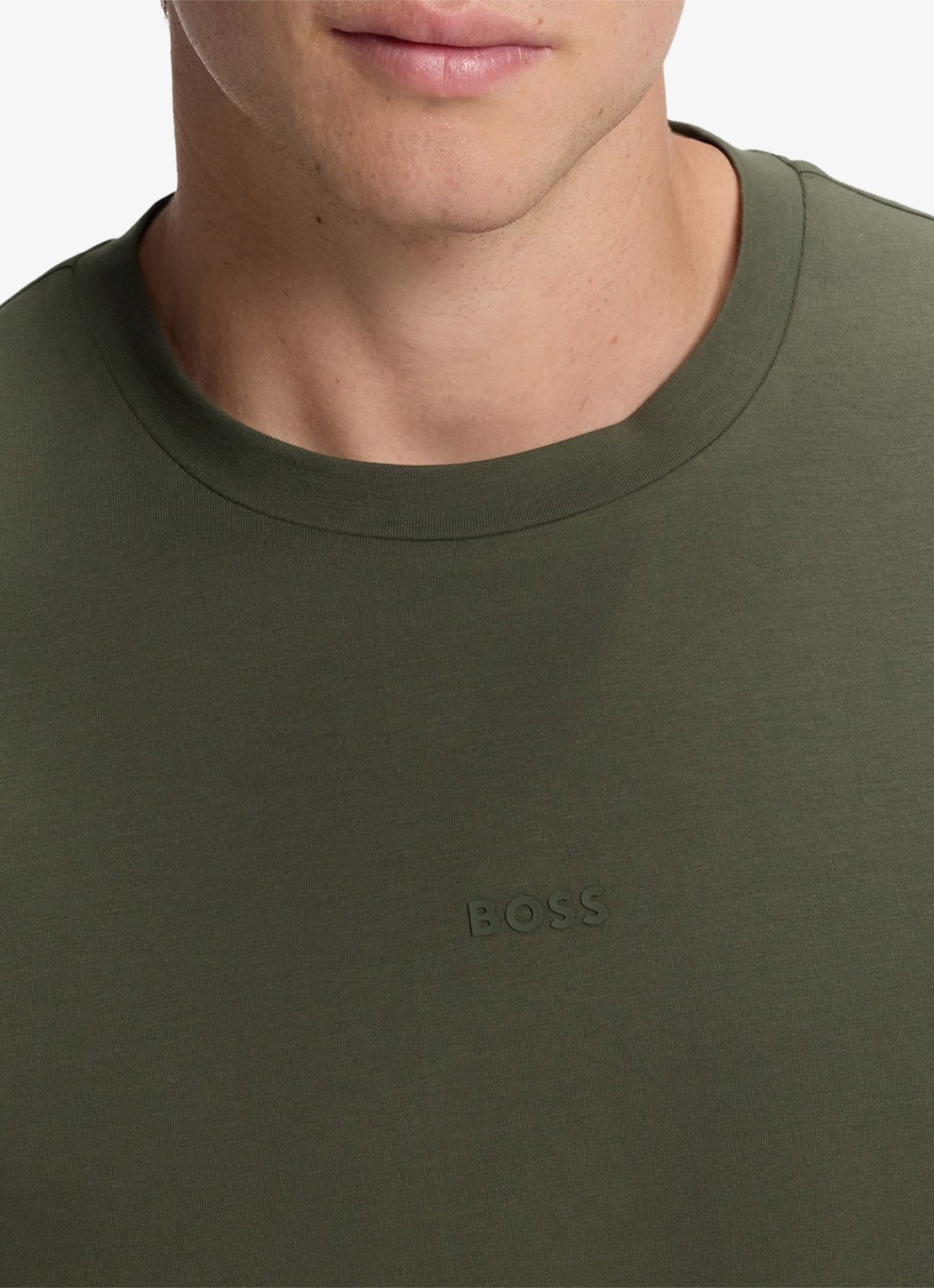 BOSS TChup T-shirt met logo - detail 5 bright green-325 / groen