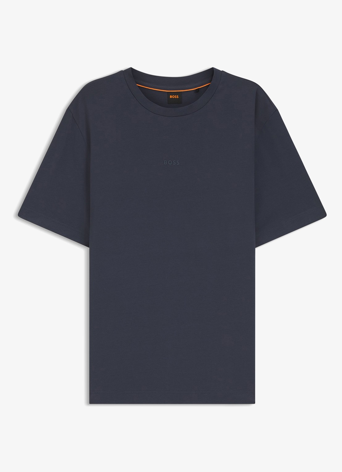BOSS TChup T-shirt met logo - voorkant dark blue-406 / blauw