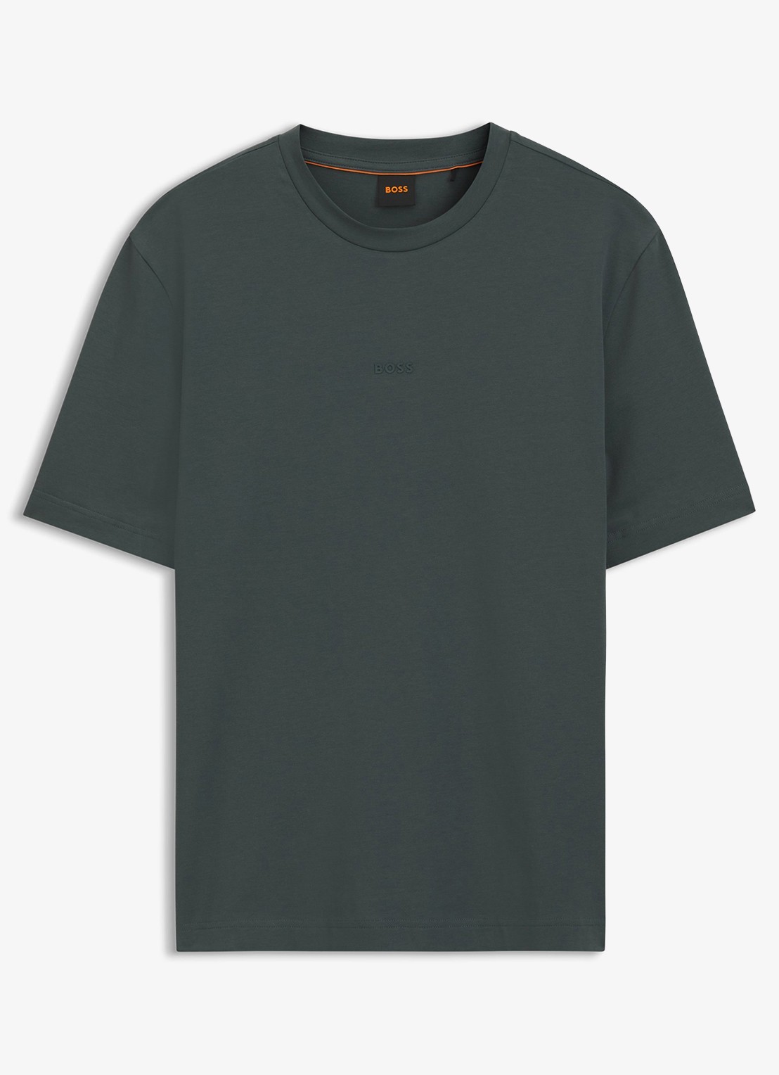 BOSS TChup T-shirt met logo - voorkant 4 open green-377 / groen