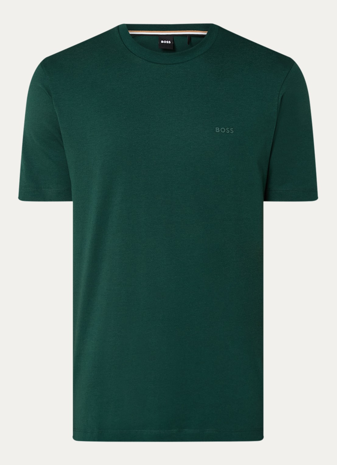 BOSS Thompson T-shirt met logo - voorkant 3 groen