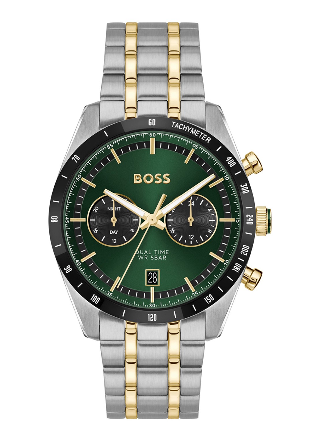 BOSS Tourmaster horloge HB1514287  - voorkant zilver
