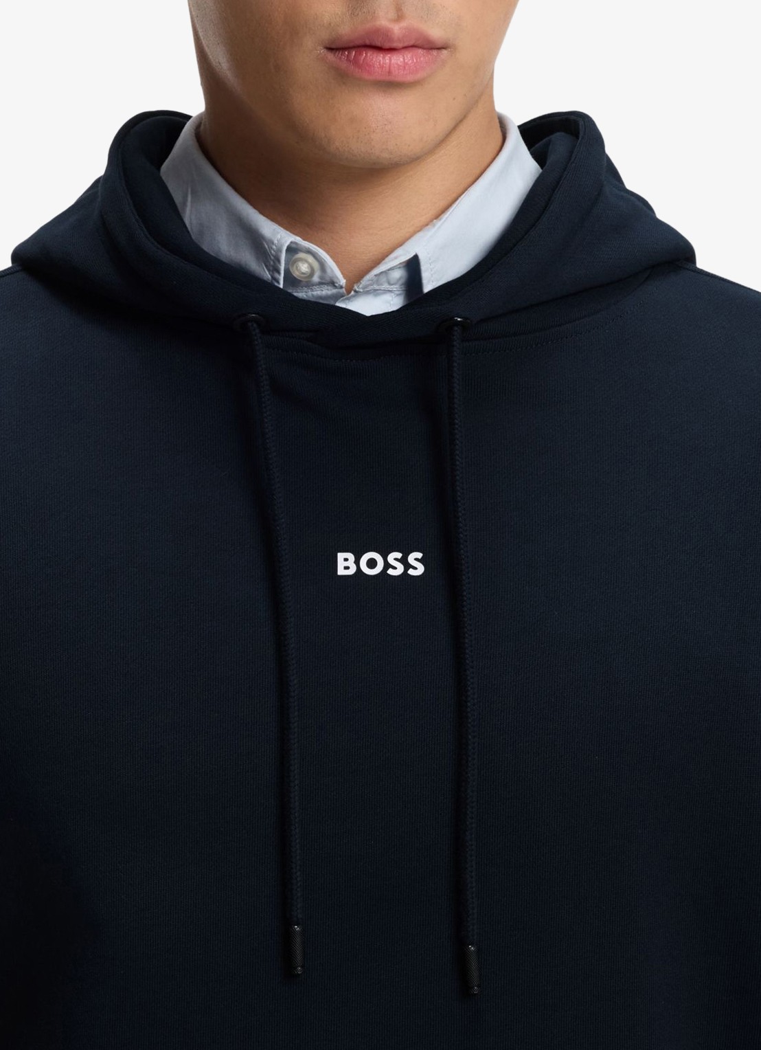 BOSS Trainingspak met steekzakken en logo - detail 4 donkerblauw