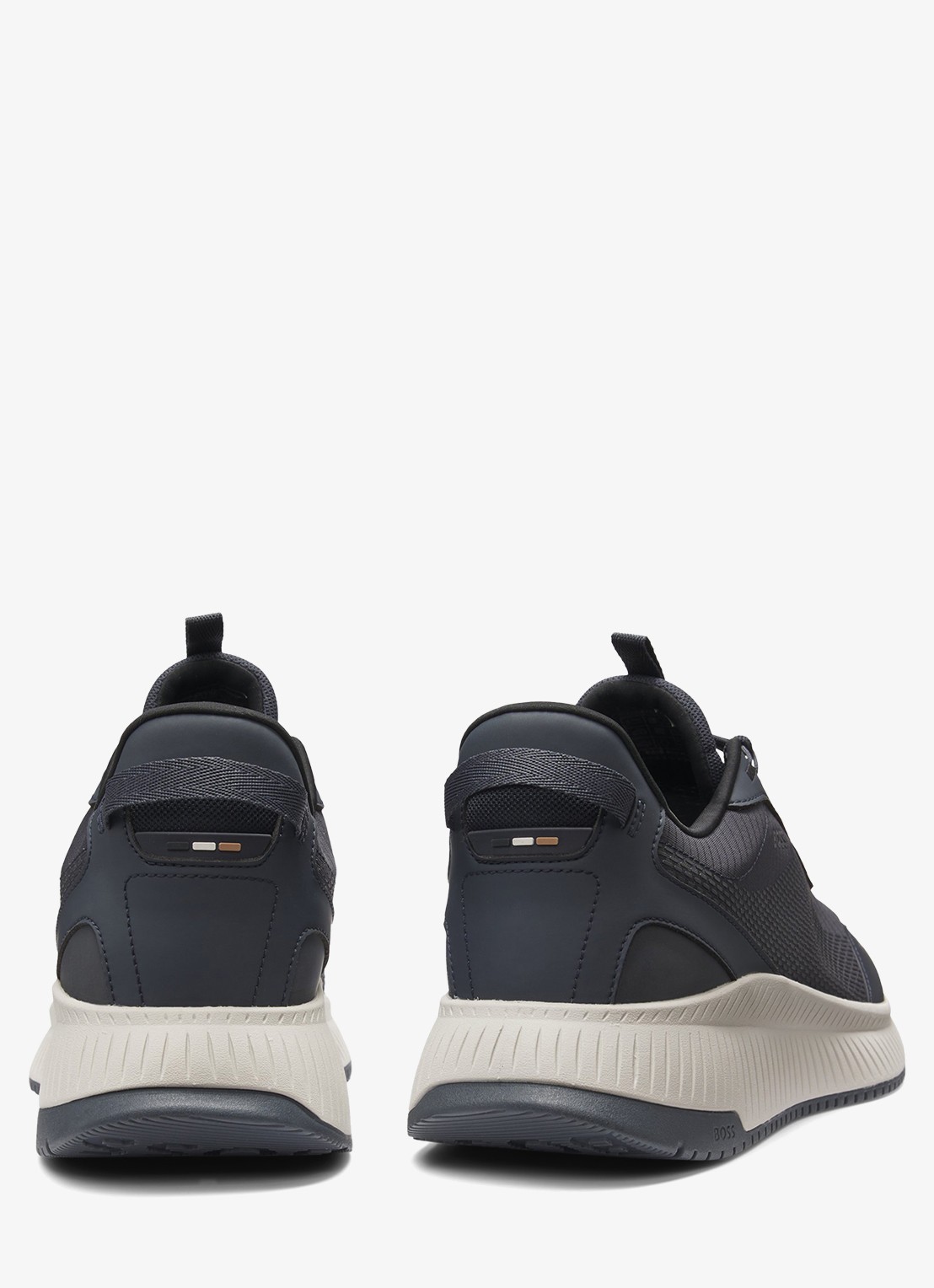 BOSS TTNM sneaker met logo - detail 4 donkerblauw