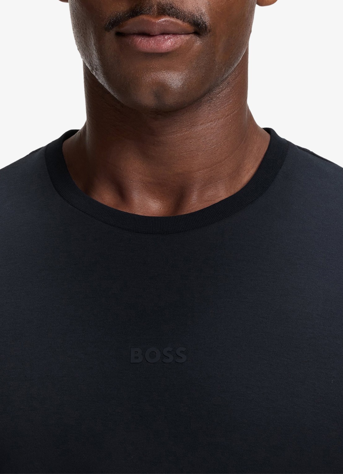 BOSS Tweedelige pyjama van katoen - detail 5 dark blue-406 / blauw