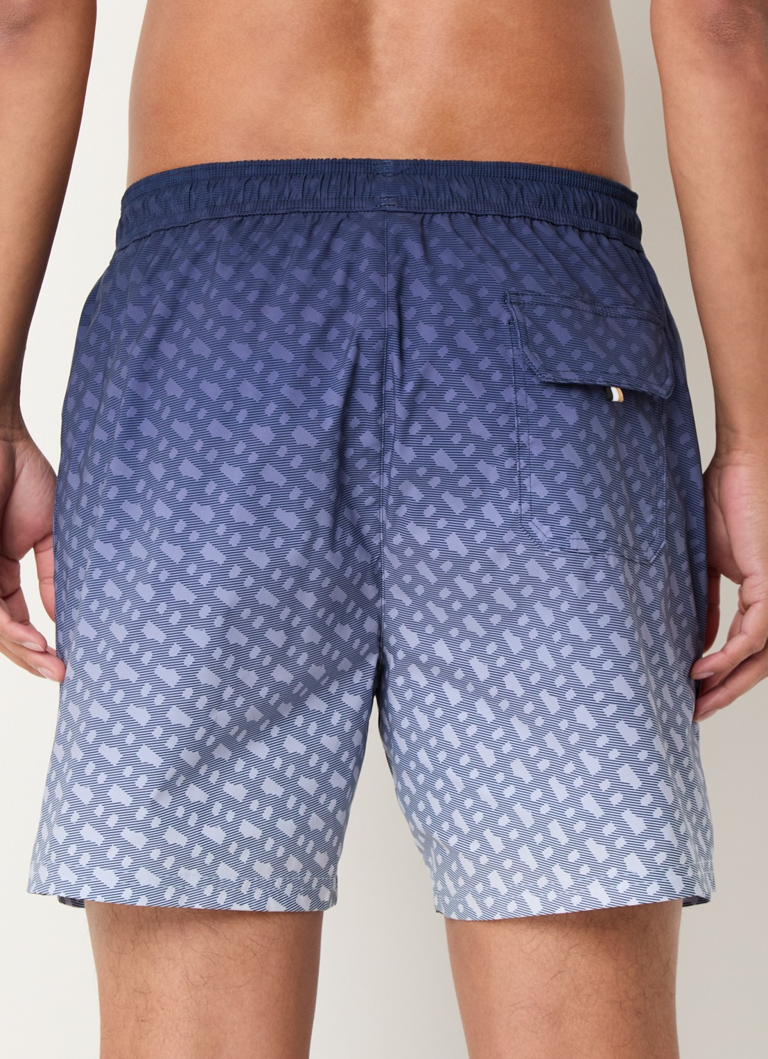BOSS Vale zwemshorts met logoprint - achterkant 4 indigo