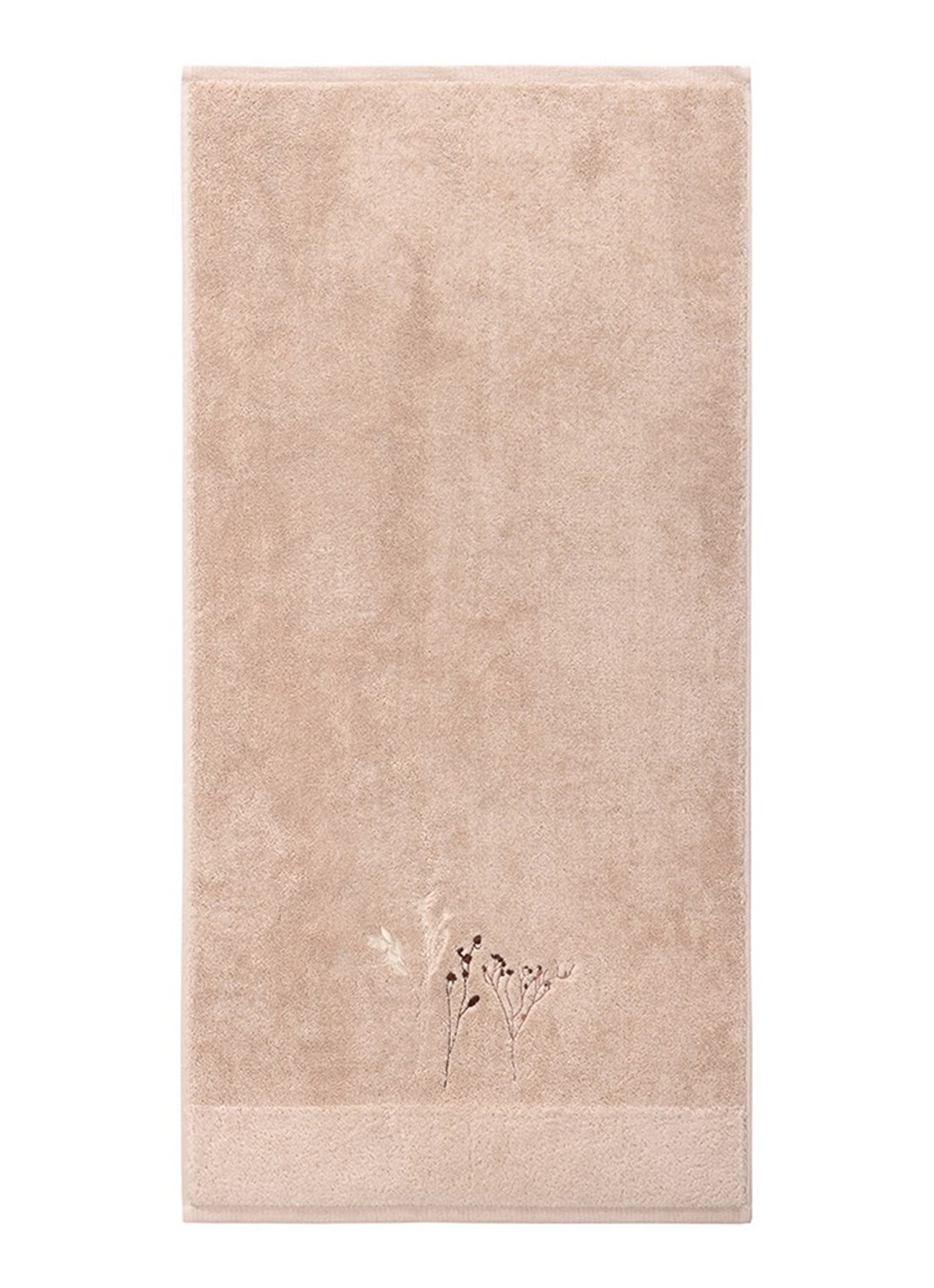 BOSS Wild Millet badhanddoek - 600 gr/m2 - 50 x 100 cm - voorkant 3 beige