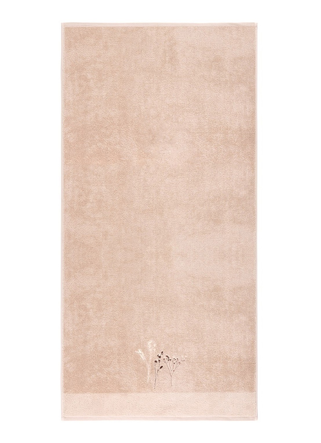 BOSS Wild Millet badhanddoek - 600 gr/m2 - 70 x 140 cm - voorkant 2 beige