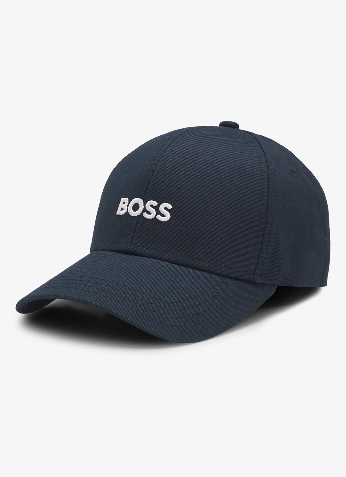 BOSS Zed pet met logoborduring - detail 2 donkerblauw
