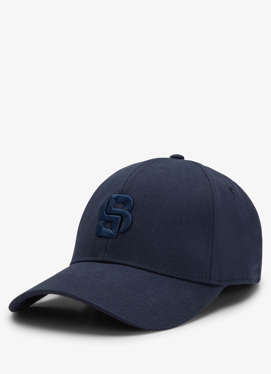 BOSS Zed pet met logoborduring - voorkant dark blue-404 / blauw