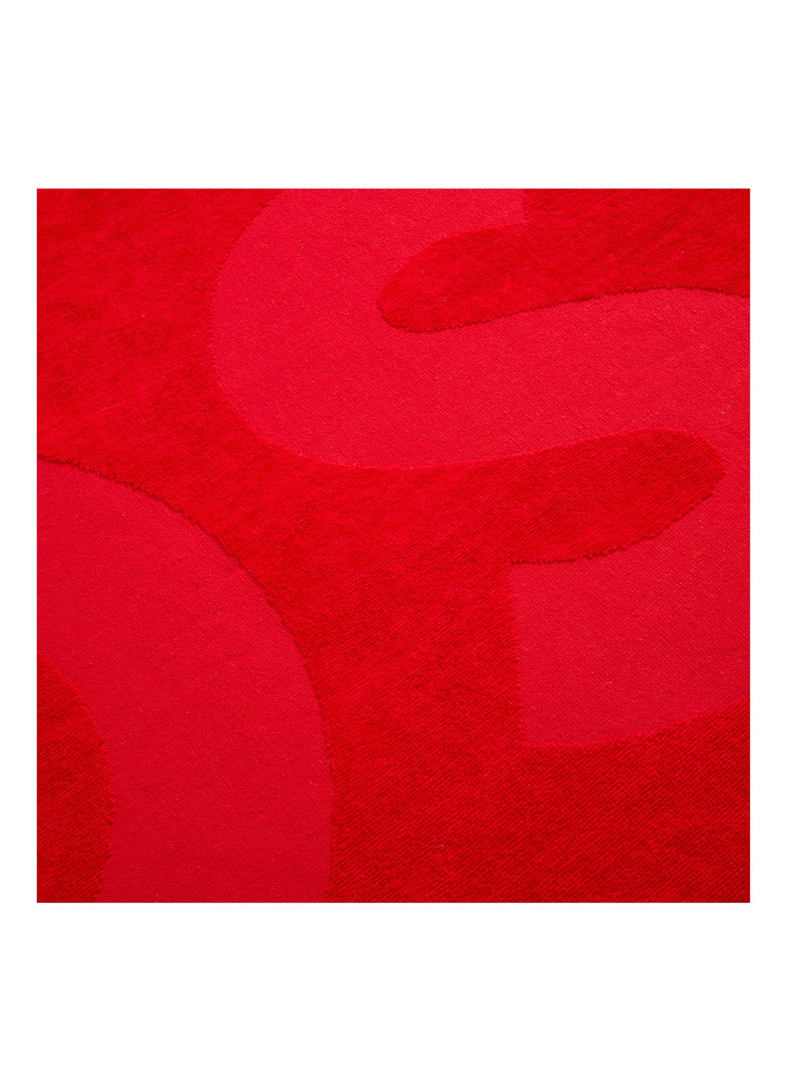 BOSS Zuma strandlaken - 420g/m² - 100 x 180 cm - detail 2 rood