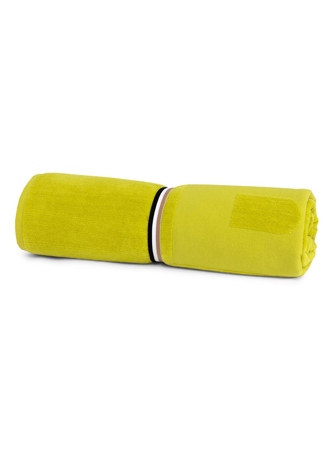 BOSS Zuma strandlaken - 420g/m² - 100 x 180 cm - detail lime