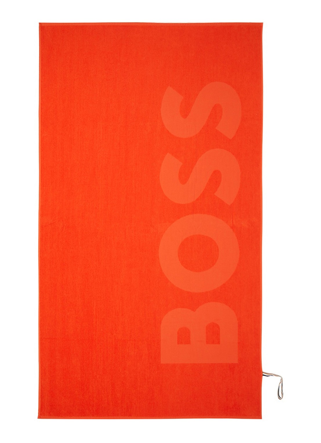 BOSS Zuma strandlaken - 420g/m² - 100 x 180 cm - voorkant 2 oranjerood