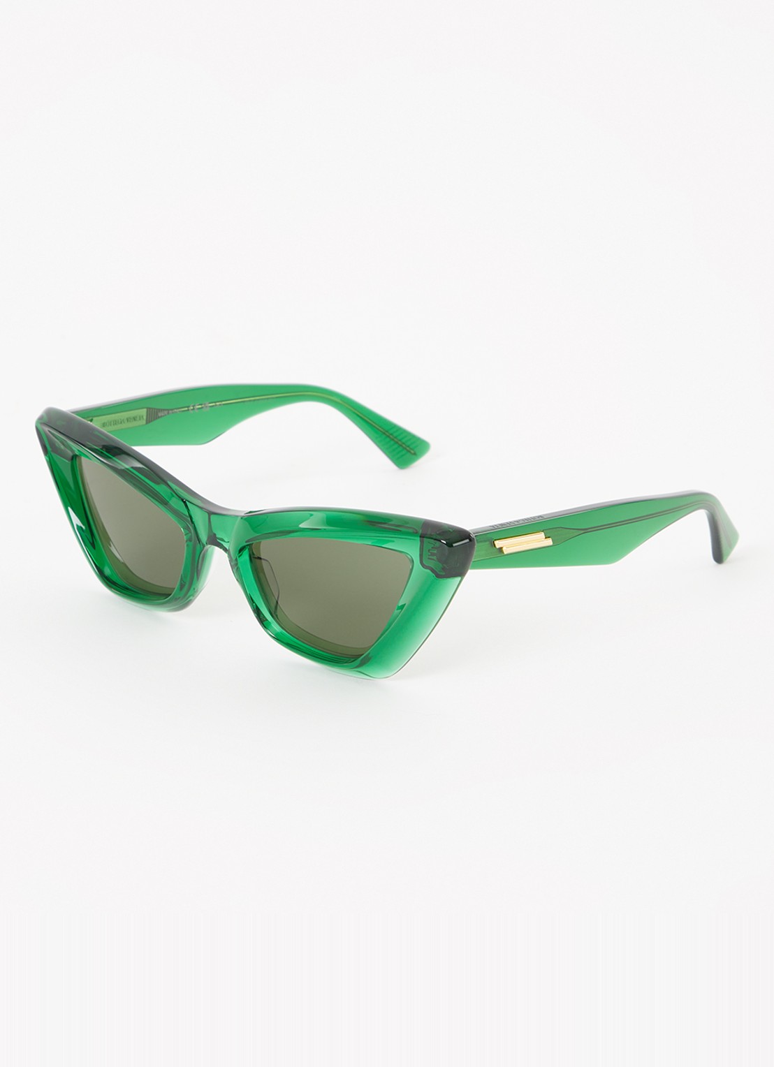 Bottega Veneta Cat Eye zonnebril BV1101S - voorkant 4 groen