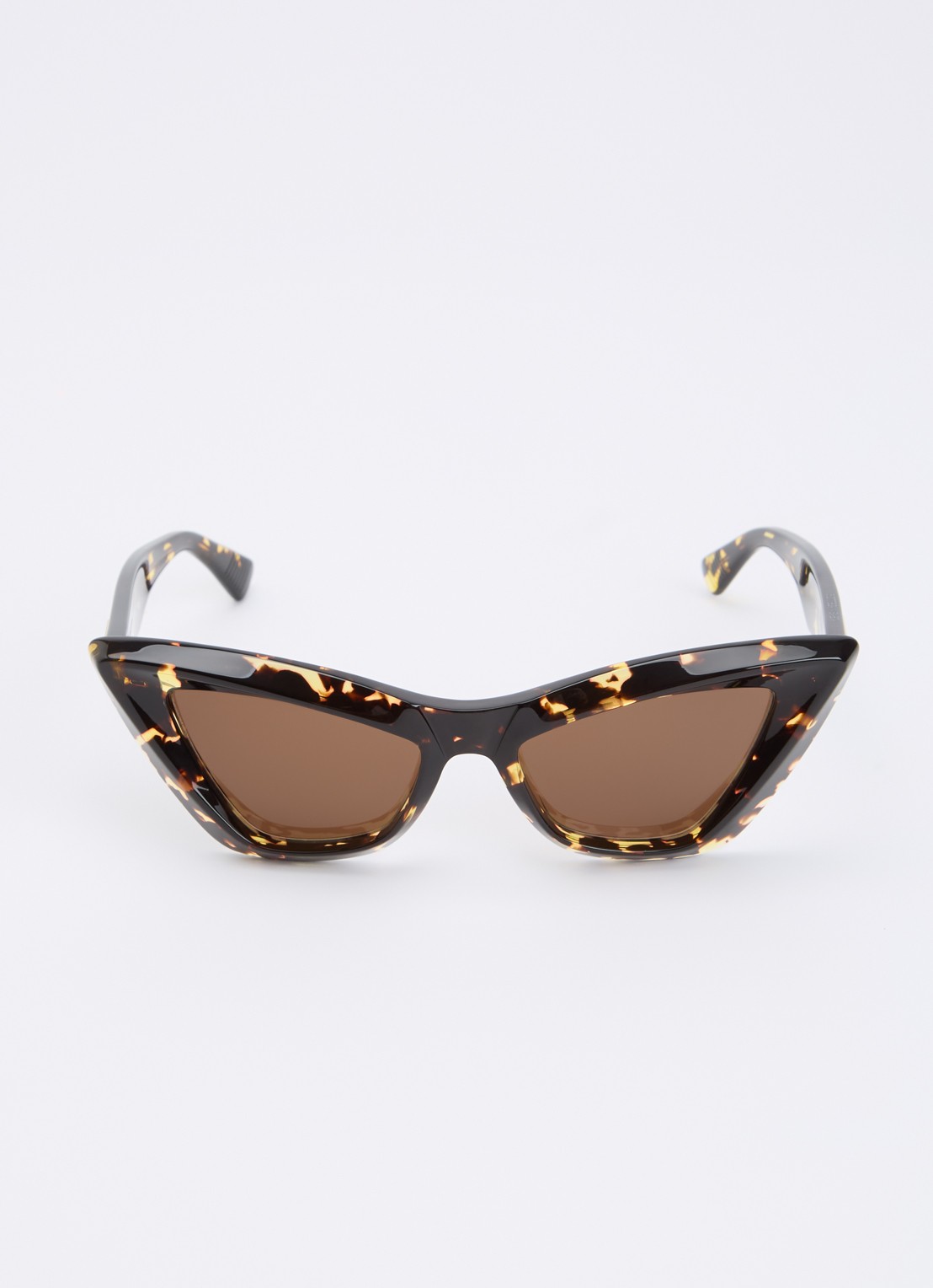 Bottega Veneta Cat Eye zonnebril BV1101S - detail 2 donkerbruin
