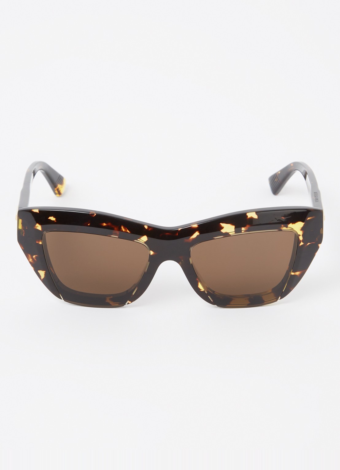 Bottega Veneta Cat Eye zonnebril BV1218S - detail 3 donkerbruin