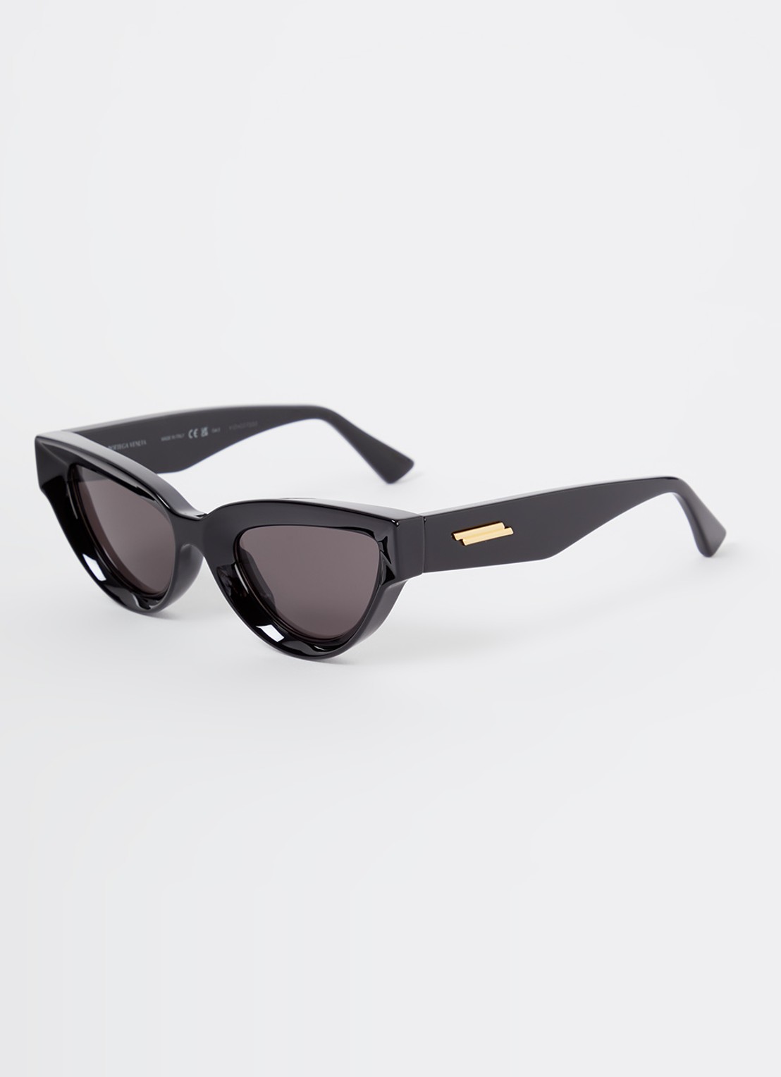 Bottega Veneta Cat Eye zonnebril BV124 - voorkant zwart