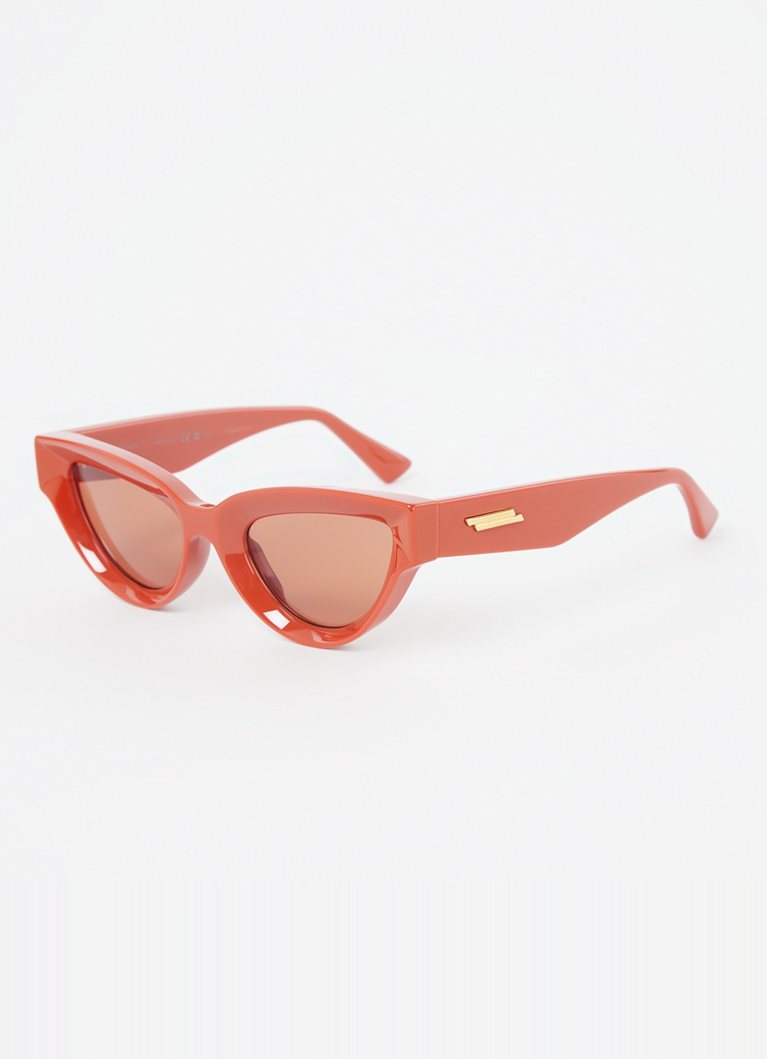 Bottega Veneta Cat Eye zonnebril BV1249S - voorkant rood