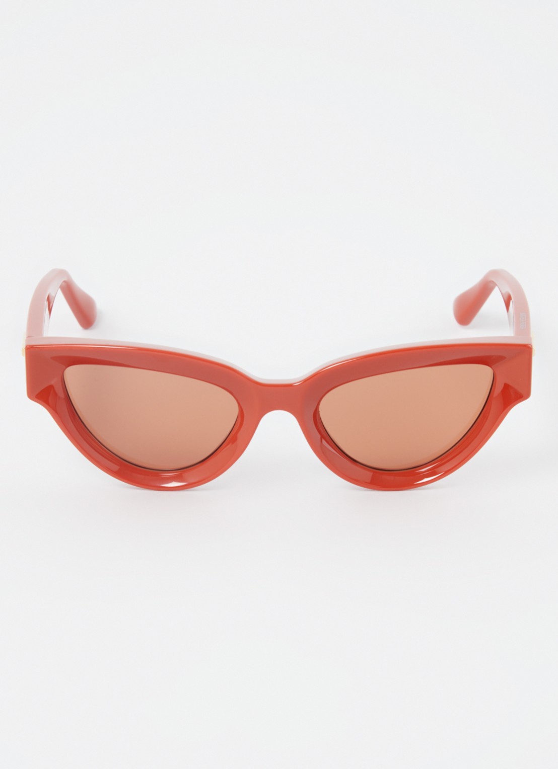 Bottega Veneta Cat Eye zonnebril BV1249S - voorkant 2 rood