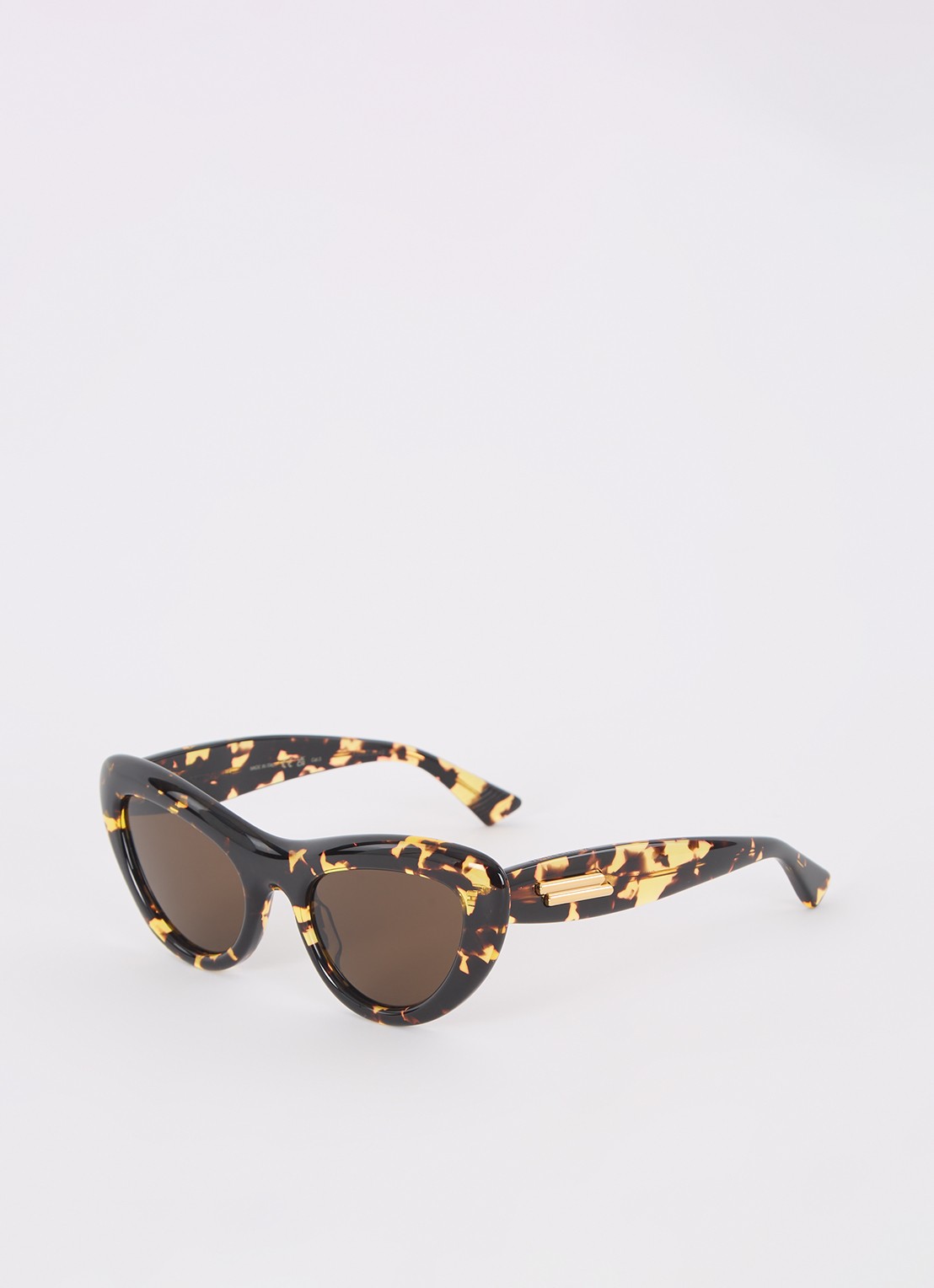 Bottega Veneta Cat Eye zonnebril BV1282S  - voorkant 4 donkerbruin