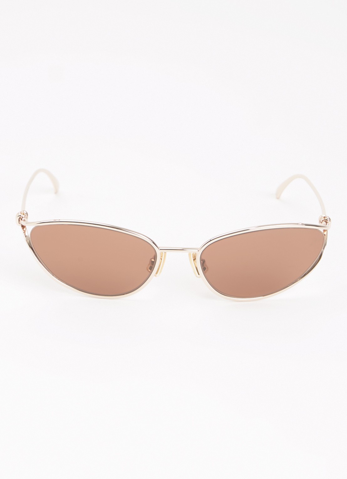 Bottega Veneta Cat Eye zonnebril BV1330S - detail roségoud