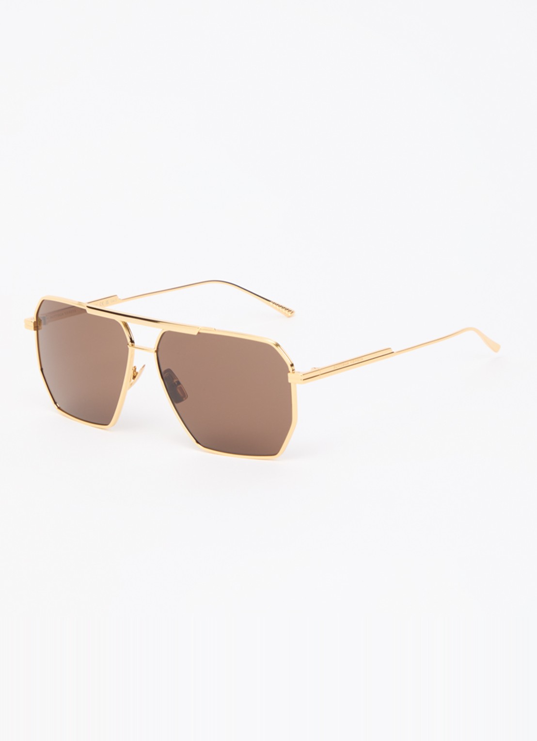 Bottega Veneta Piloten zonnebril BV1012S - voorkant 4 goud