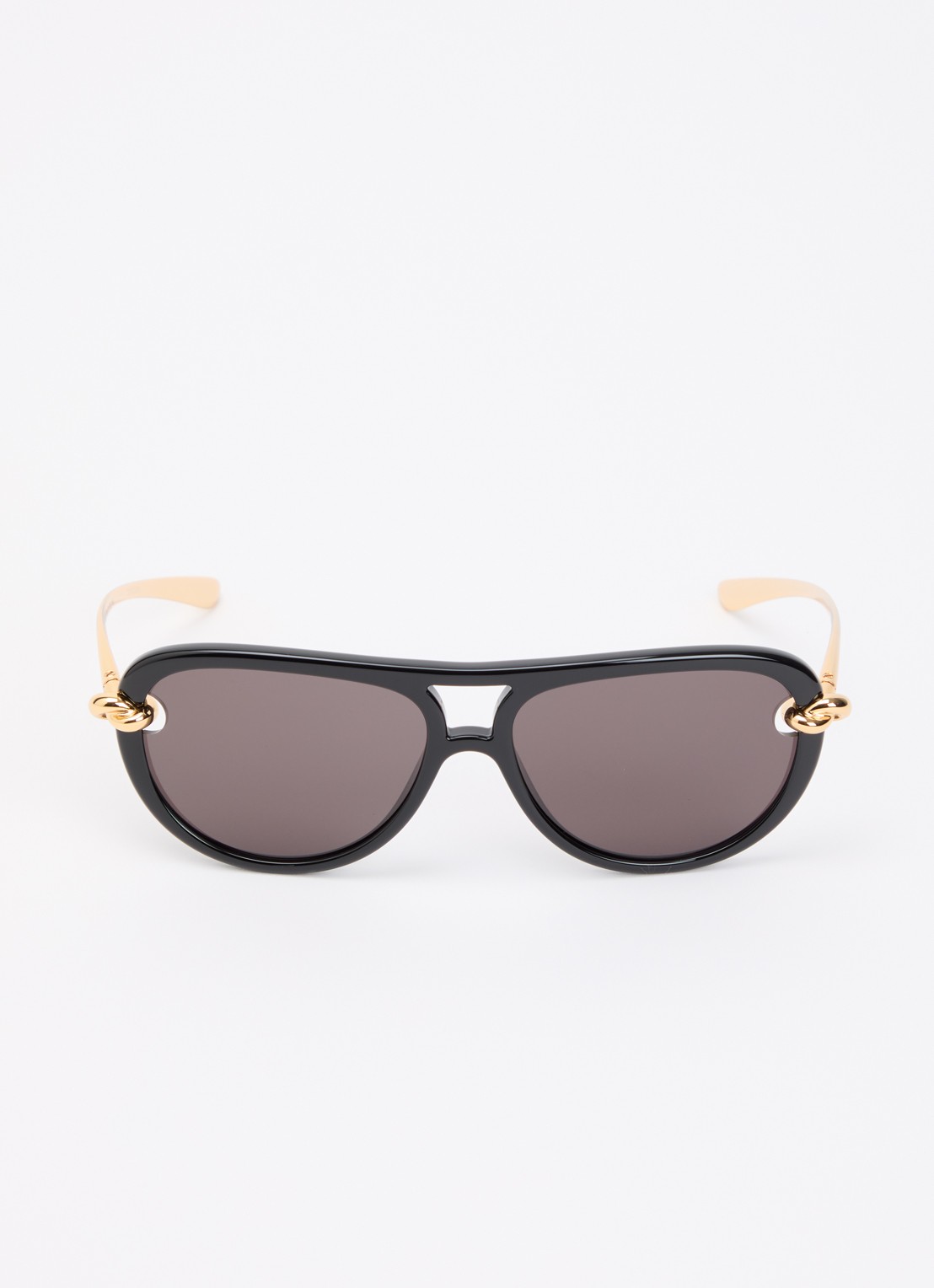 Bottega Veneta Piloten zonnebril BV1418S - detail 2 zwart