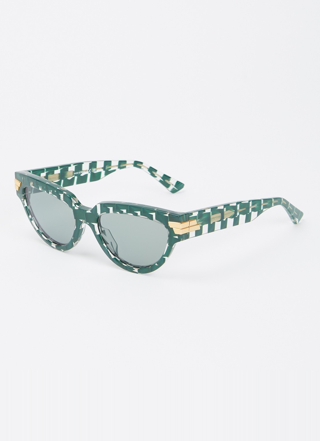 Bottega Veneta Retro zonnebril BV1035S - voorkant 4 groen