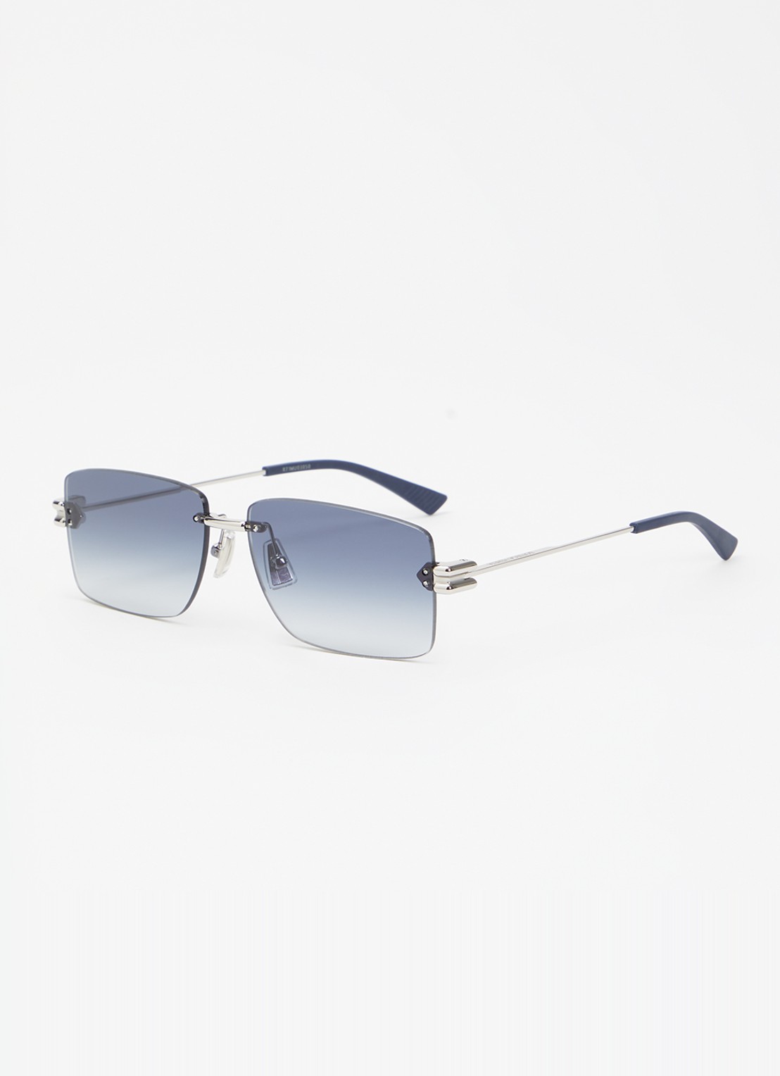 Bottega Veneta Retro zonnebril BV1126S - voorkant donkerblauw