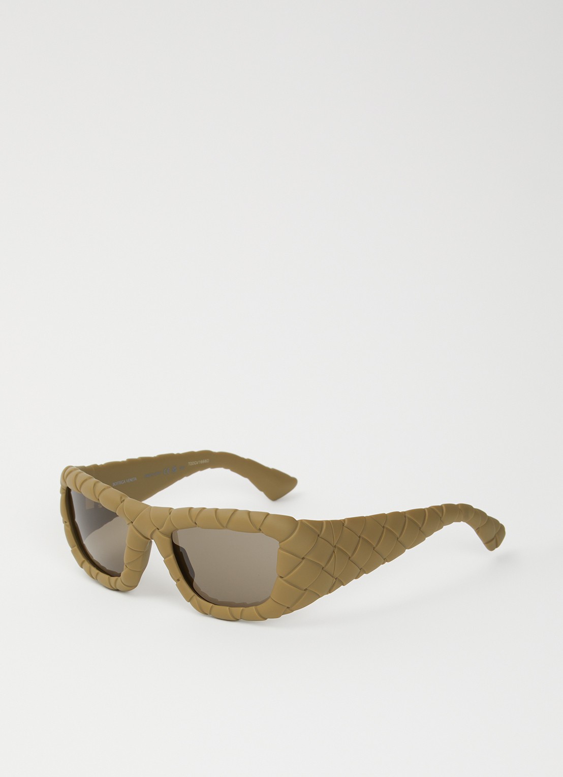 Bottega Veneta Retro zonnebril BV1303S - voorkant groen