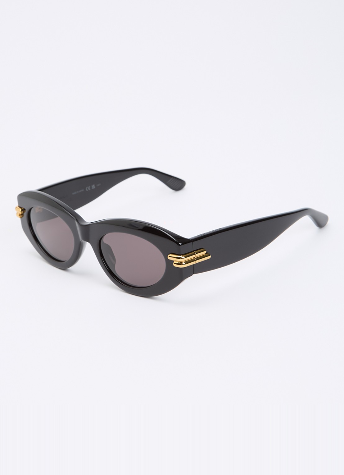 Bottega Veneta Retro zonnebril BV1322S - voorkant 4 zwart