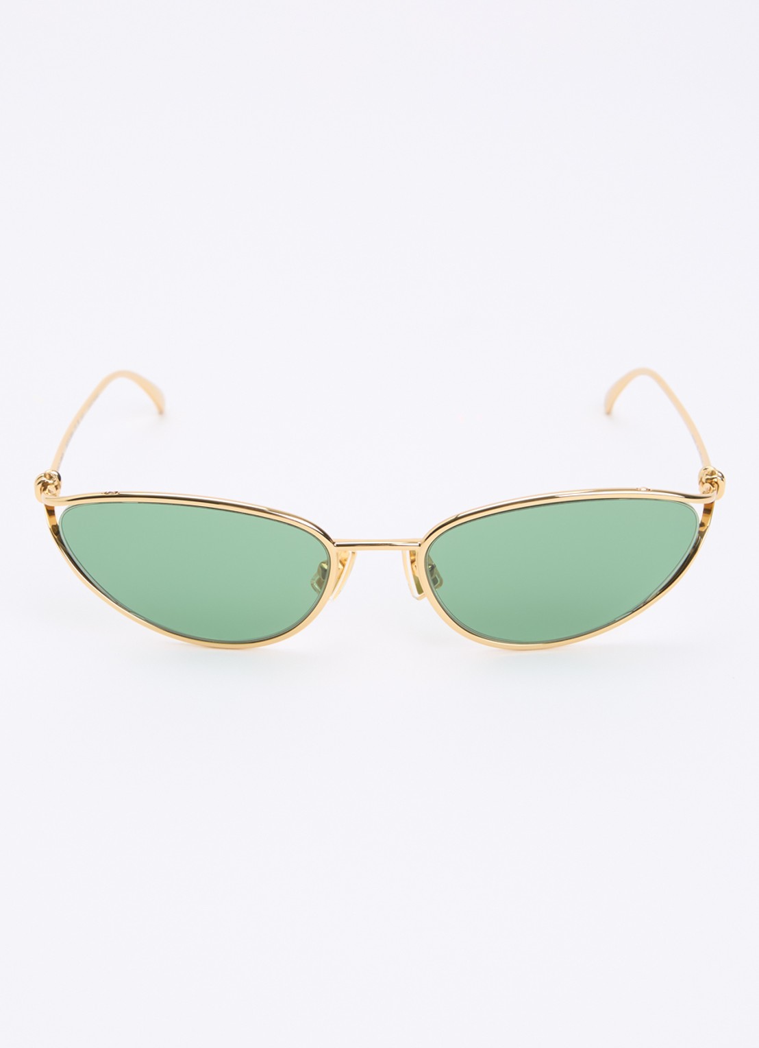 Bottega Veneta Retro zonnebril BV1330S - detail goud