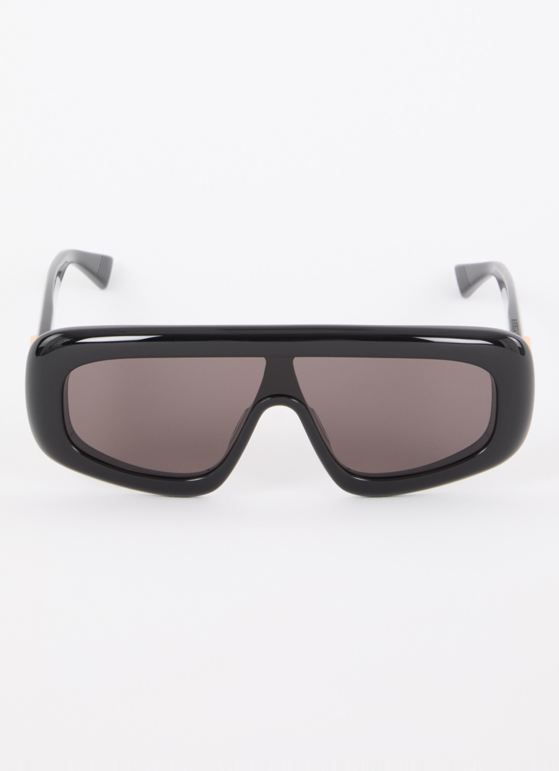 Bottega Veneta Shield zonnebril 6J000441  - detail 2 zwart
