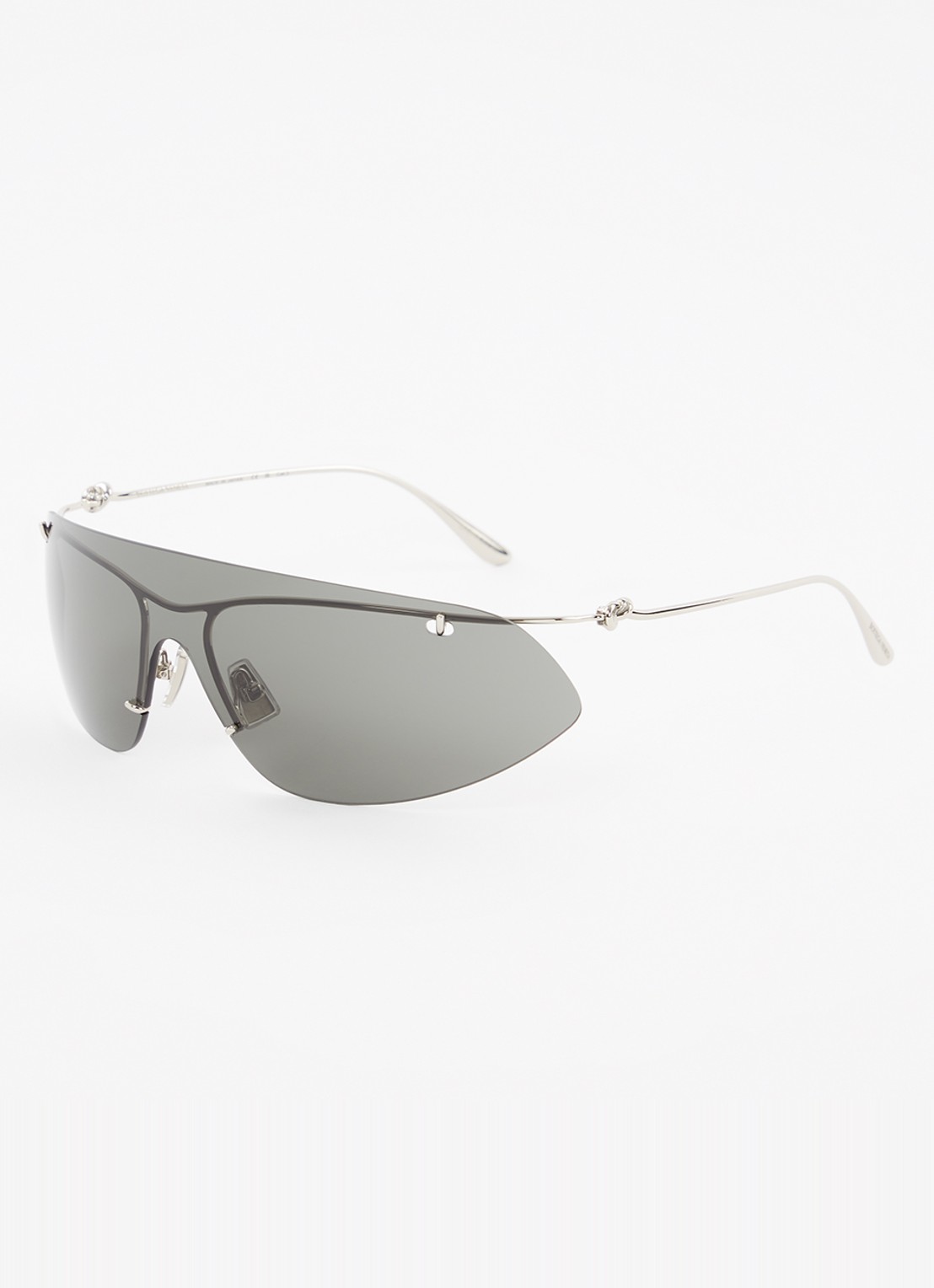 Bottega Veneta Shield zonnebril BV1272S - voorkant 4 zilver