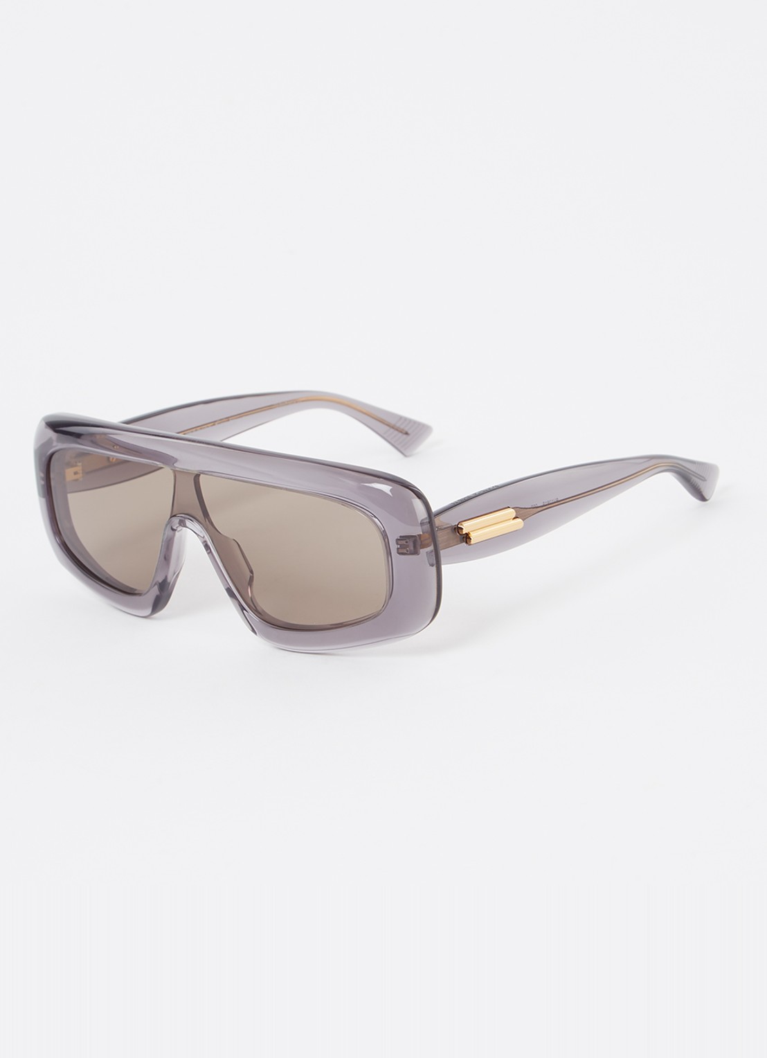 Bottega Veneta Shield zonnebril BV1281S - voorkant 4 grijs