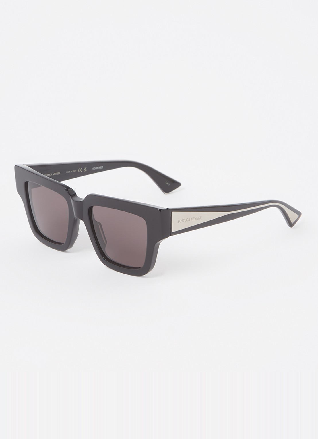 Bottega Veneta Wayfarer zonnebril BV1276S - voorkant zwart