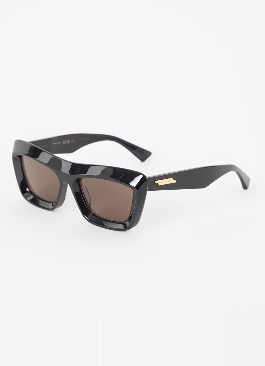 Bottega Veneta Wayfarer zonnebril BV1283S - voorkant 4 zwart
