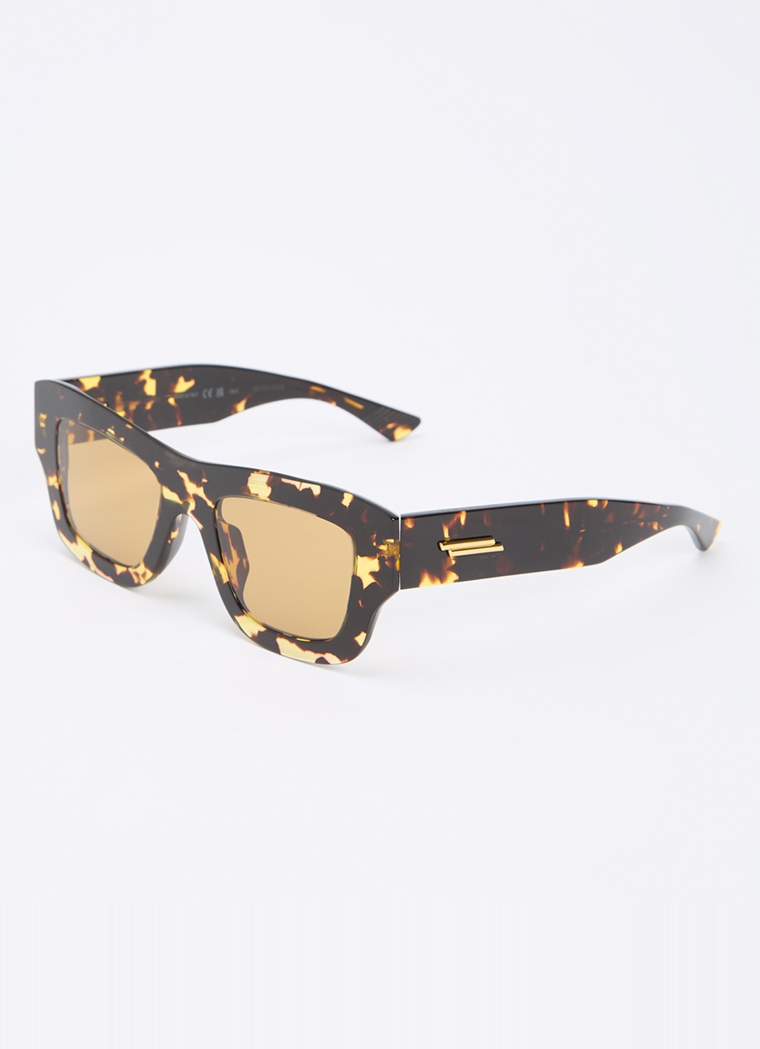 Bottega Veneta Wayfarer zonnebril BV1357S - voorkant donkerbruin