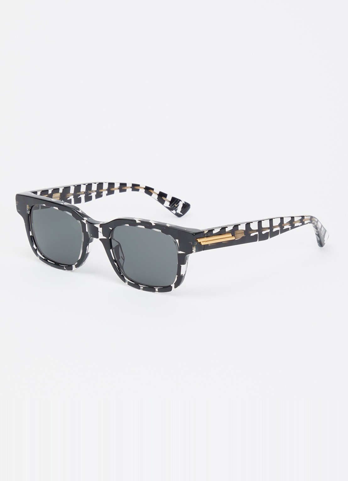 Bottega Veneta Wayfarer zonnebril BV1411S - voorkant 3 zwart