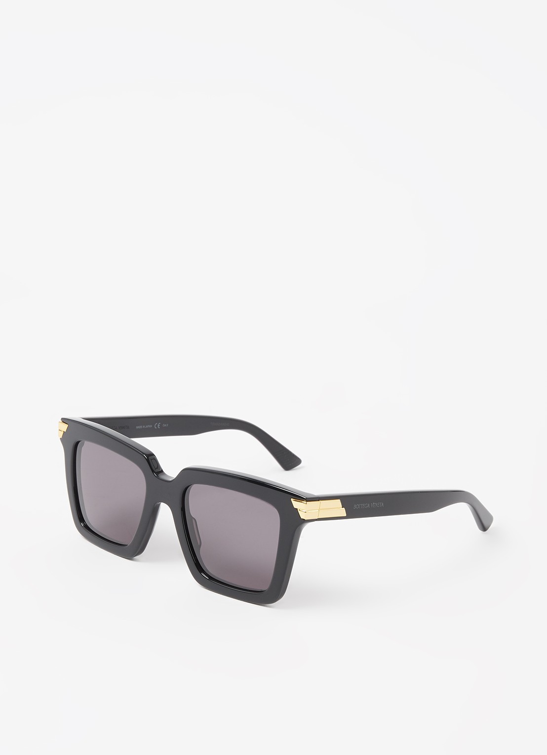 Bottega Veneta Zonnebril BV1005S 53 - voorkant zwart