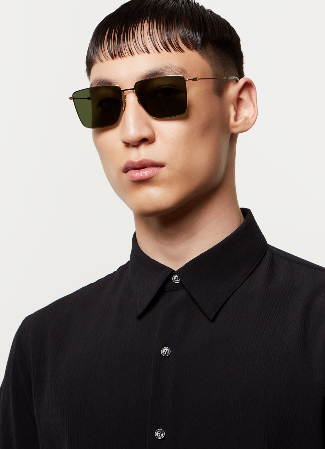 Bottega Veneta Zonnebril BV1267S - voorkant 2 groen