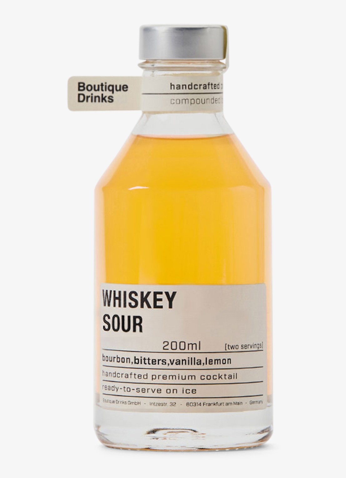Boutique Drinks Whiskey Sour likeur 200 ml  - voorkant undefined