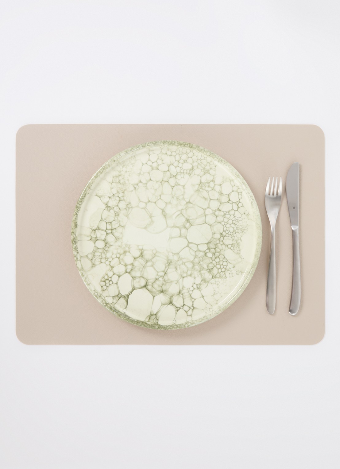 Bowls and Dishes Espuma dinerbord 28 cm - detail 2 legergroen