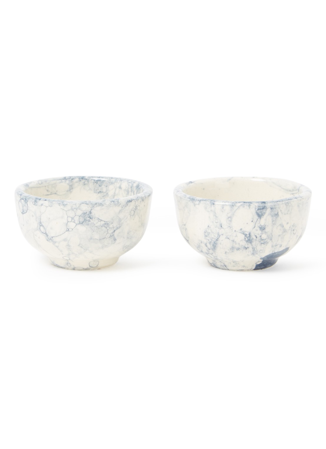 Bowls and Dishes Espuma dipschaal 7 cm set van 2 - voorkant grijs