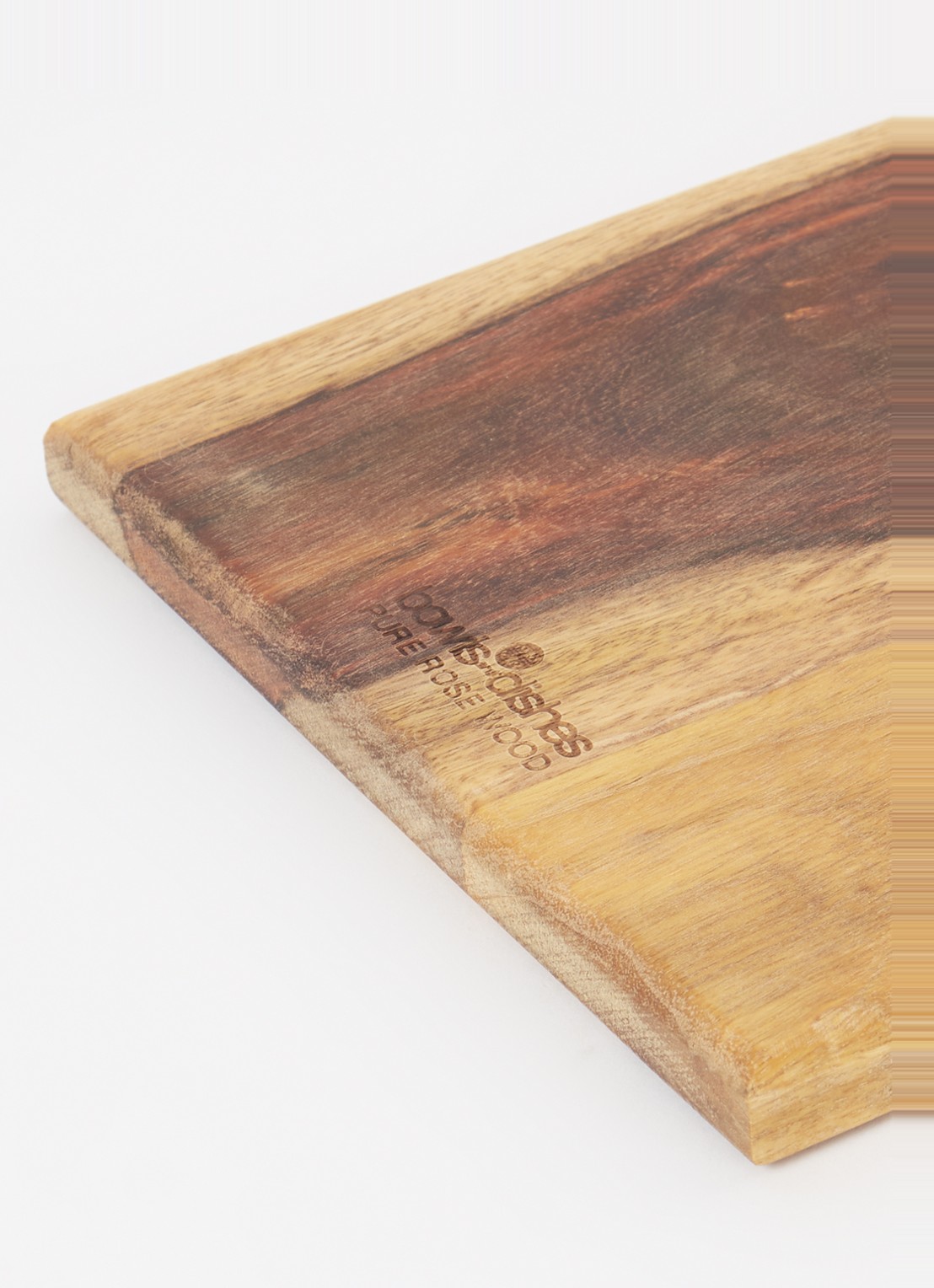 Bowls and Dishes Pure Rose Wood serveerplank 59 x 20 cm - voorkant 2 bruin