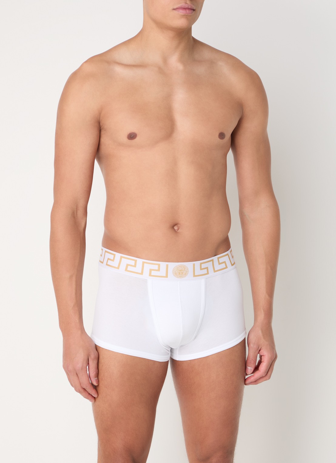 Boxershorts met logoband in 3-pack - voorkant 2 wit