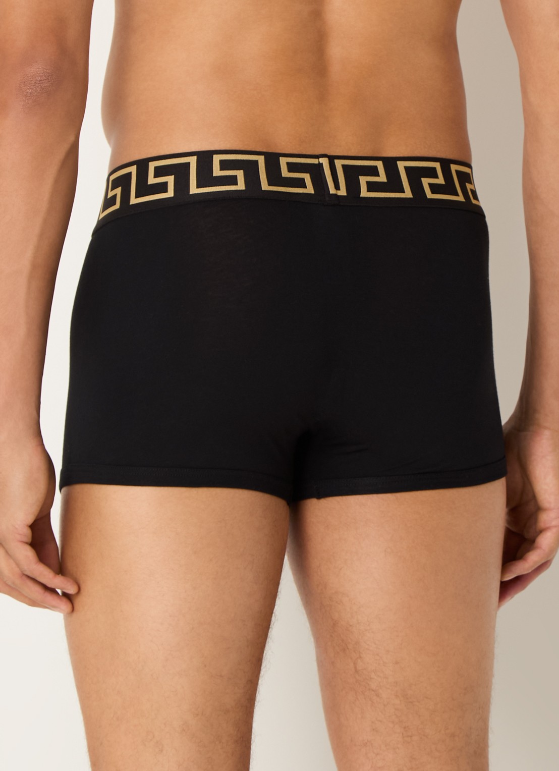 Boxershorts met logoband in 3-pack - achterkant 2 zwart
