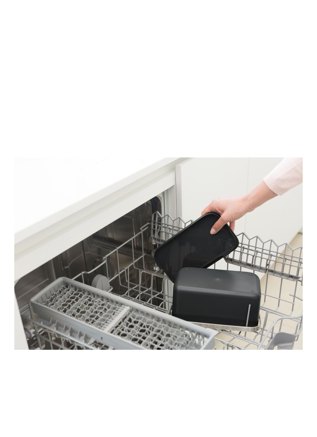 Brabantia Aanrecht prullenbak 1,8 liter - detail 3 antraciet
